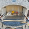 Печь-гарнитур для барбекю "Гефест" (кварц, столешницы из натурального гранита)